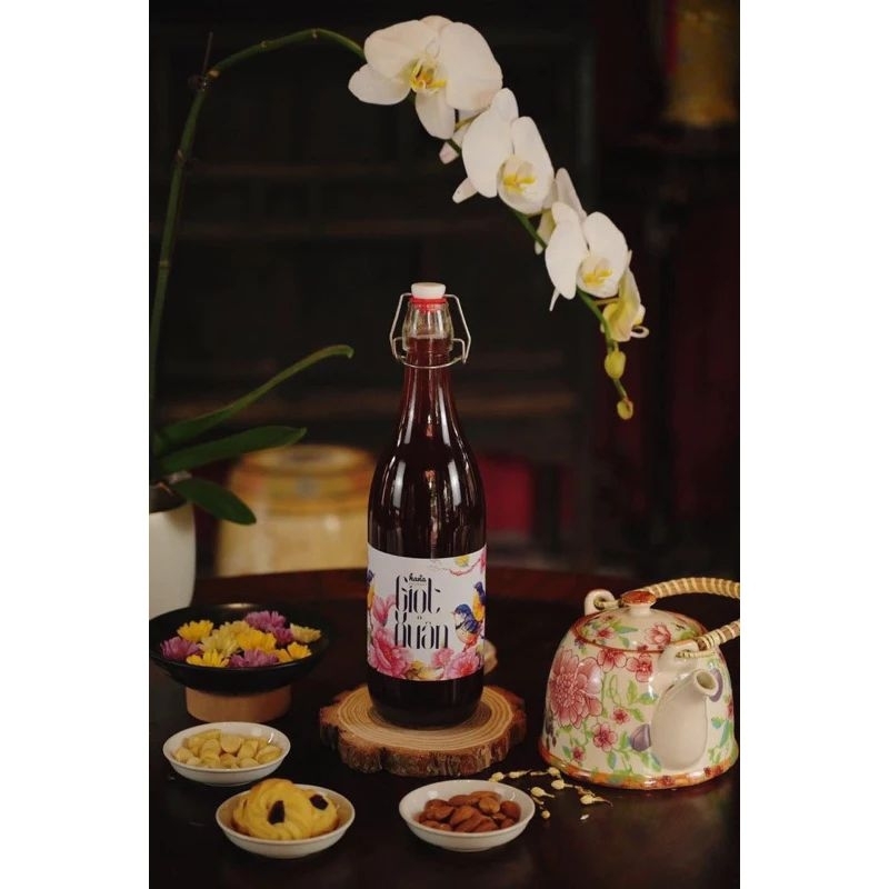 Hàng loại 1 Chai kẹp 750ml đựng rui.ựu , sinh tố, mật ong