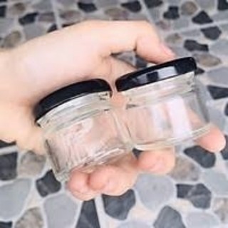 Hũ thủy tinh nắp thiếc dáng tròn 30ml, đựng mứt trái cây, mật ong- hũ dựng thực phẩm, mỹ phẩm