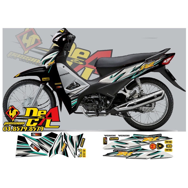 Tem Rời Wave RS 110cc - [ Loại 1 ] Tem 3 Lớp Cao Cấp