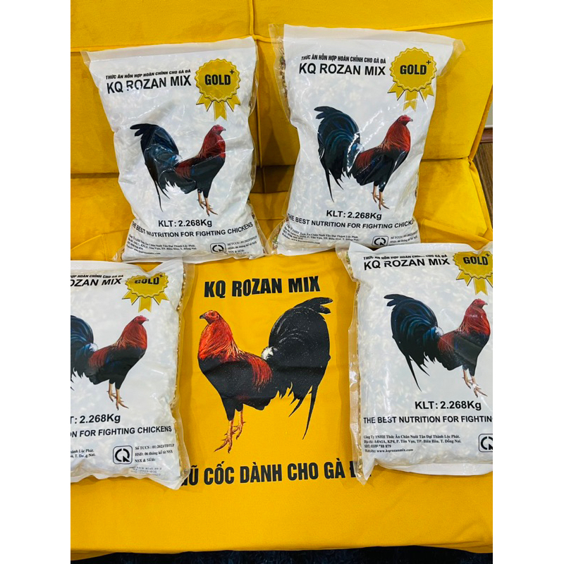 NGŨ CỐC KQ ROZAN MIX GOLD+ GÀ TRE (2kg268gam)