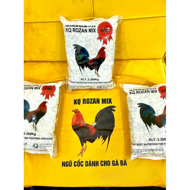 NGŨ CỐC KQ ROZAN MIX KING+ GÀ NÒI (2kg268gam)