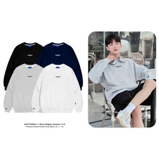 Áo Sweater NOCTURNAL Basic Sweater V1.0 Nỉ Chân Cua Cotton 100% Unisex Local Brand