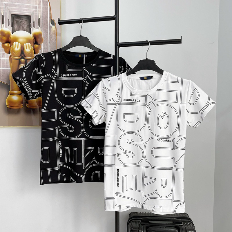 Áo thun nam cổ tròn áo phông nam vải cotton không xù lông thoáng mát in hình form chuẩn