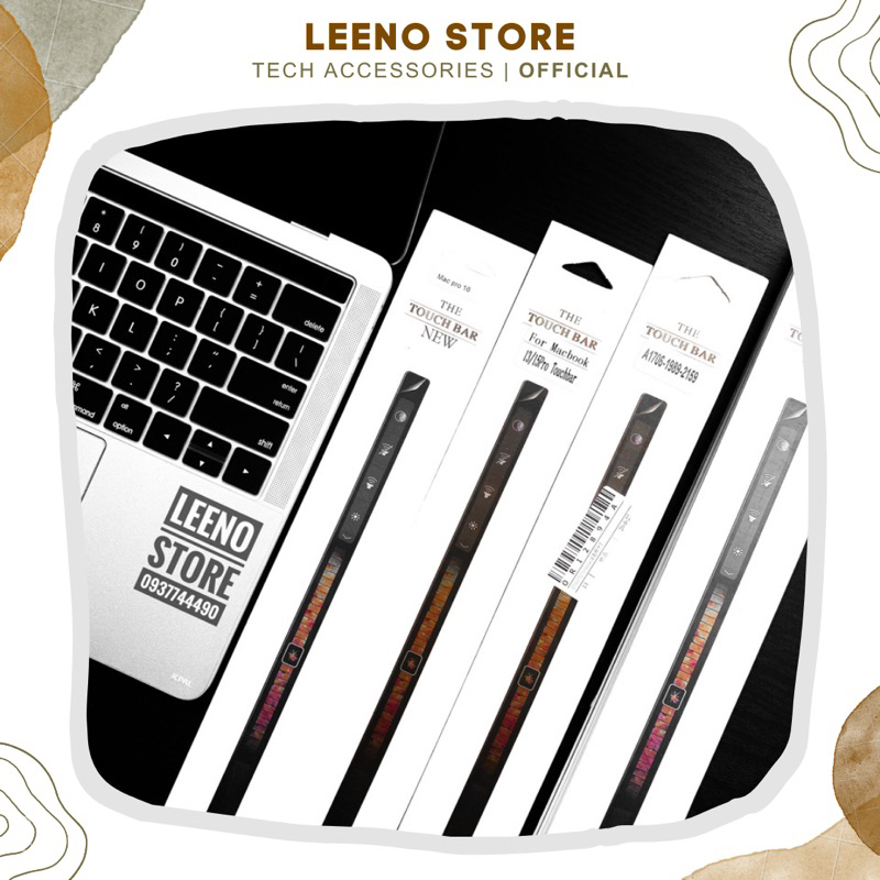 Miếng Dán PET Bảo Vệ Touch Bar, Touch ID Macbook (Full Mẫu, Mới Cập Nhật)