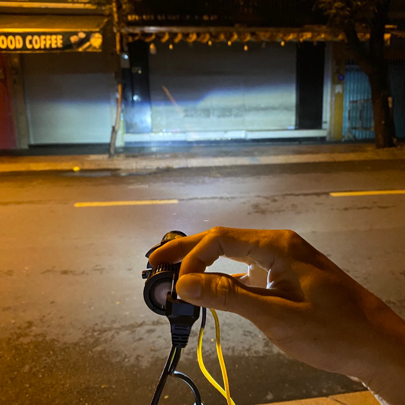 Đèn bi led K7 chân đèn BA20D gắn SCR - GZ