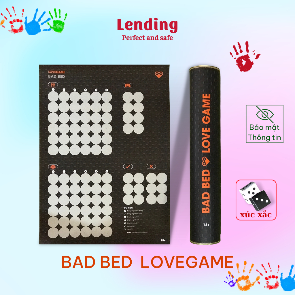 Bad bed game dành cho các cặp đôi giúp nâng chất lượng cuộc yêu, boảrd game, broad game,drinking game cặp đôi, love game