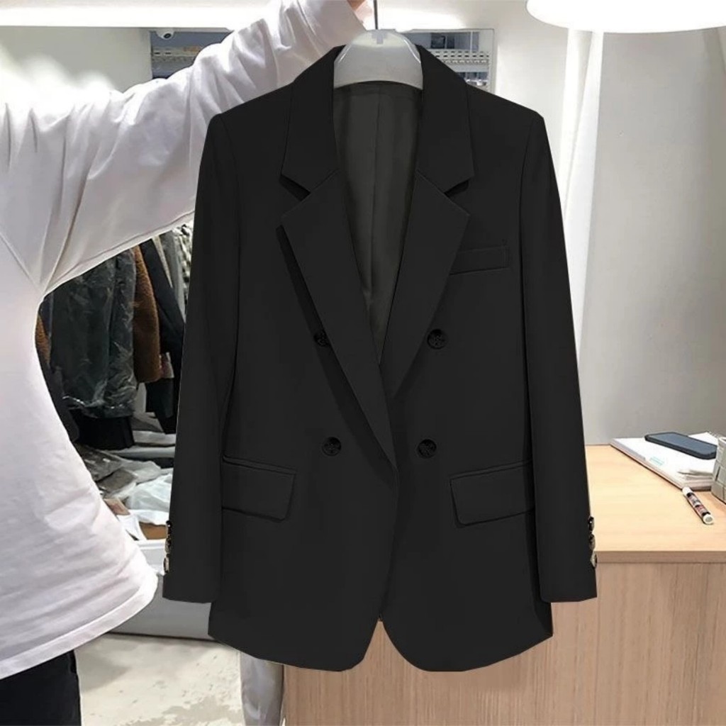 Áo khoác blazer vest dáng rộng phong cách Hàn Quốc hách dáng siêu đỉnh