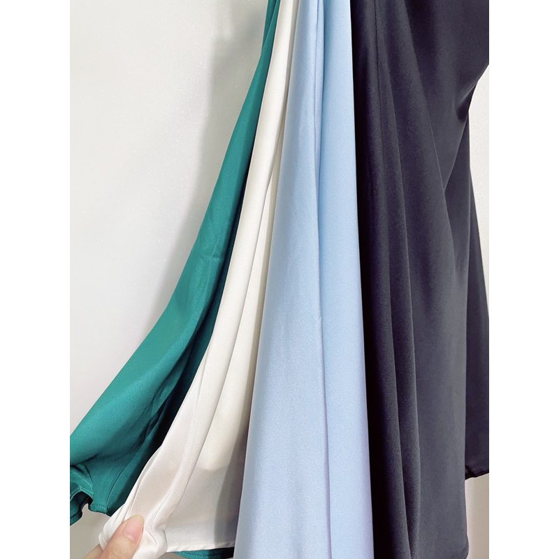 Đầm lụa cổ đổ dây bún, hở lưng, dáng ngắn