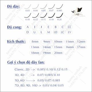 Nối Mi Dưới 0.20