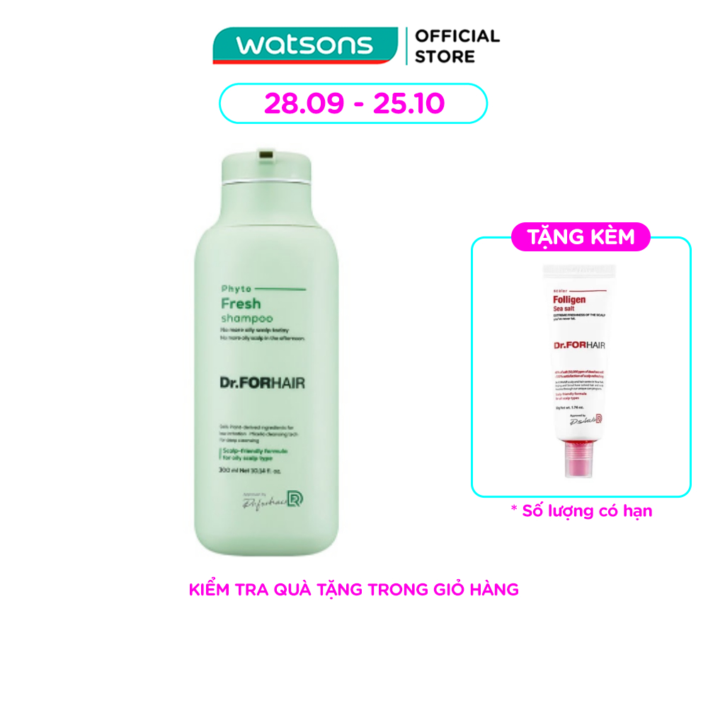 Dầu Gội Dr.FORHAIR Phyto Fresh Shampoo 300ml