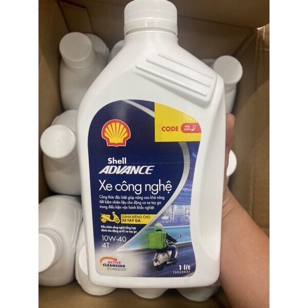 Nhớt xe tay ga cao cấp Shell Advance TechBike Scooter 10W-40