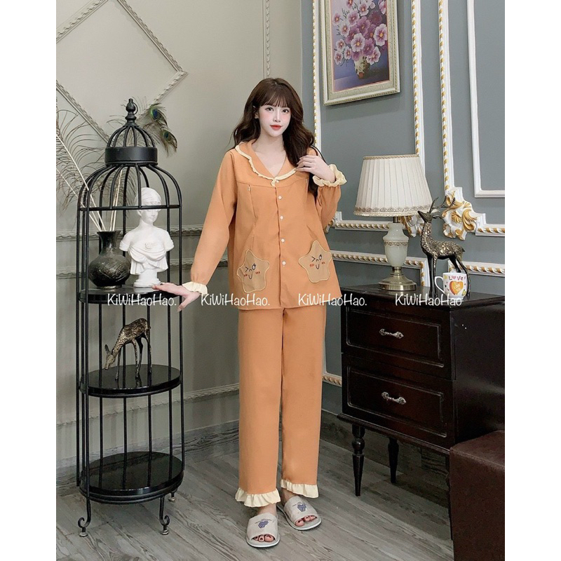 BỘ BẦU-BỘ SAU SINH- NHUNG TĂM DÀI CỔ BẺ TÚI SAO-3 màu