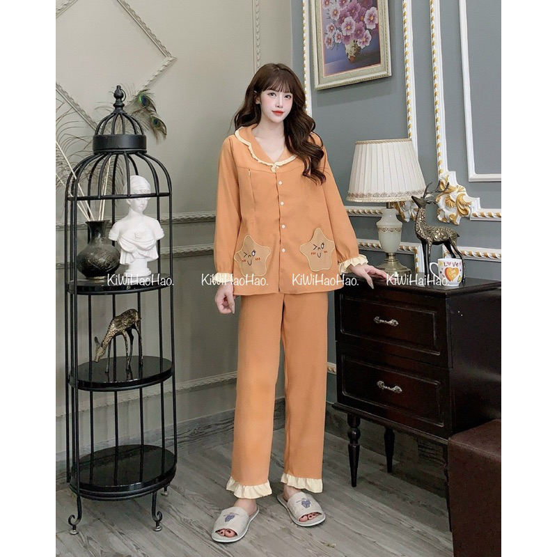 BỘ BẦU-BỘ SAU SINH- NHUNG TĂM DÀI CỔ BẺ TÚI SAO-3 màu