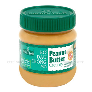 Bơ Đậu Phộng Mịn/ hạt Golden Farm 170g/ 340g/510g