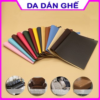 Miếng dán vải da PU , Da dán ghế sửa chữa ghế SoFa đồ da keo tự dính 4AM_Stores