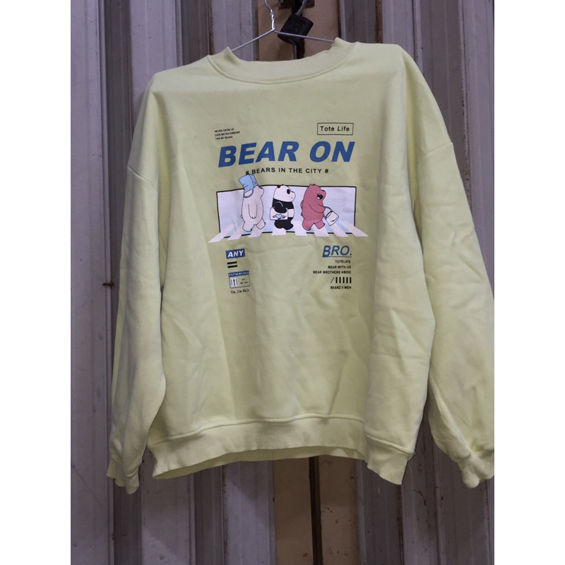 Áo sweater nỉ dài tay