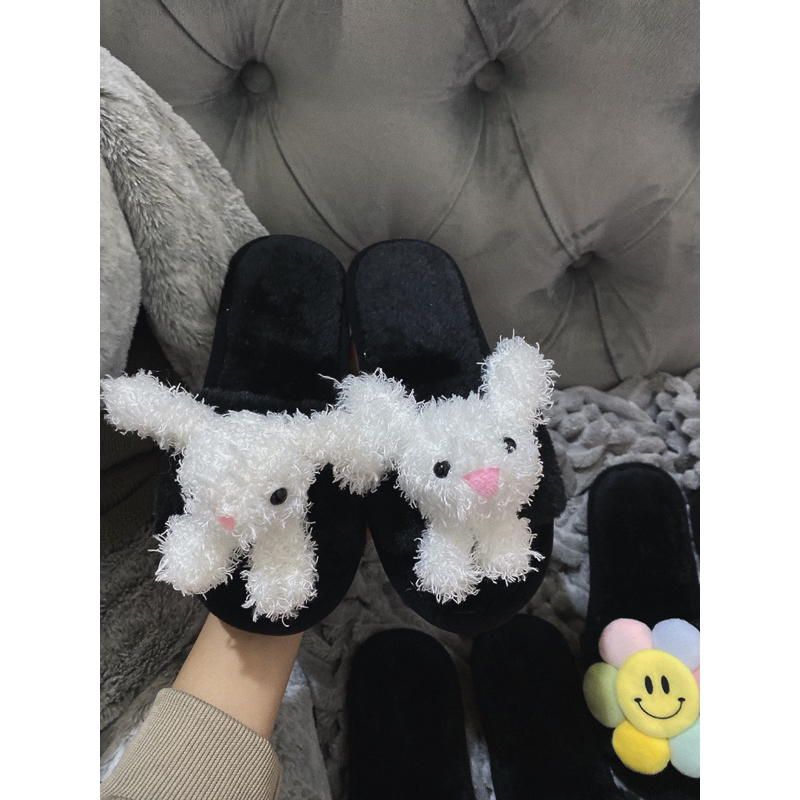 Dép Lông mắt lác,hoa gấu cutte  đọc mô tả