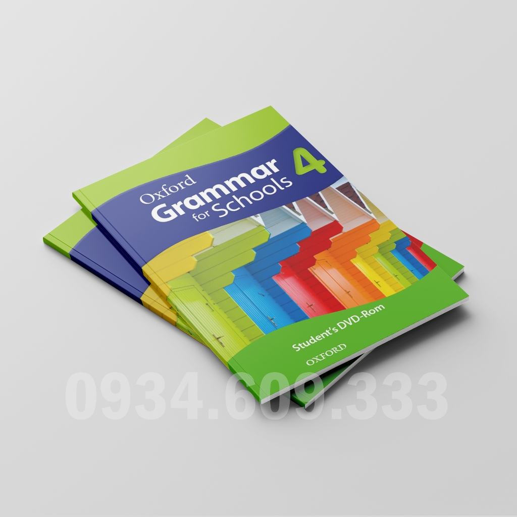 Oxford Grammar for School - giấy couche in màu đẹp kèm bản nghe Audio