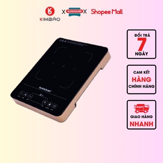 Bếp hồng ngoại cảm ứng Sunhouse SHD6015 Chính hãng. Mặt kính chịu nhiệt, có chế độ hẹn giờ