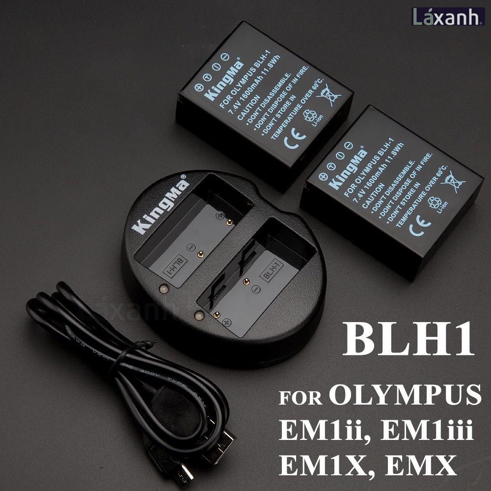 Olympus BLH1 | Pin và dock sạc Kingma Olympus EM1ii EM1iii mark 2 3 EMX EM1x kingma olympus blh1
