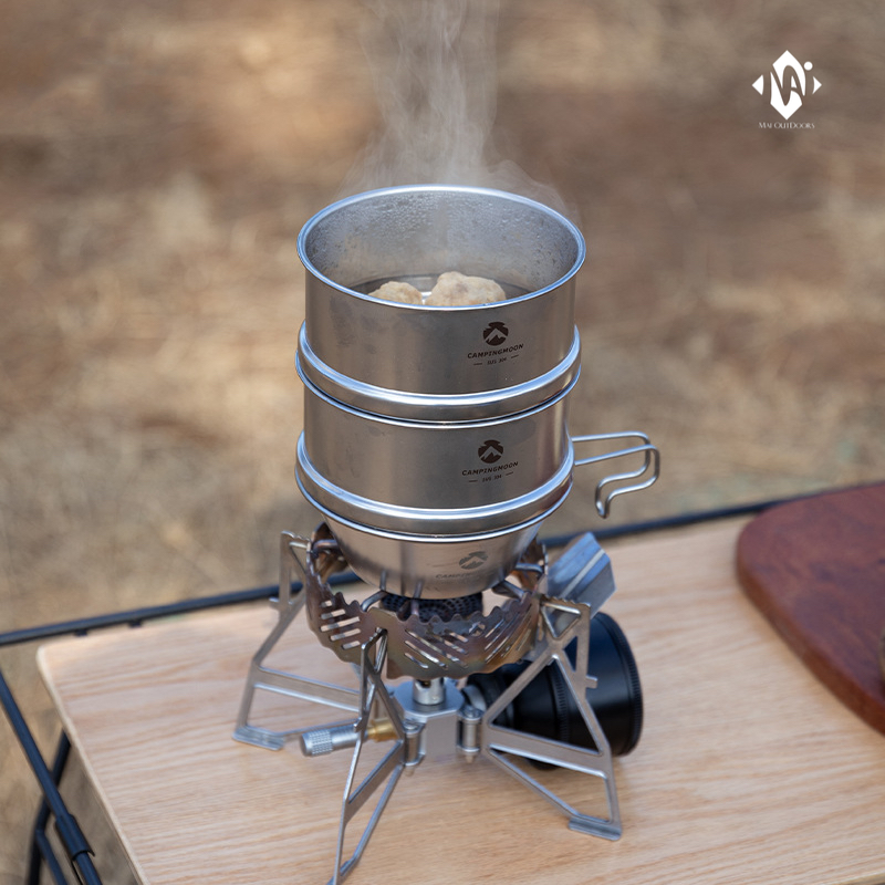 Nồi/ Xửng hấp cắm trại Sierra mini Campingmoon S362
