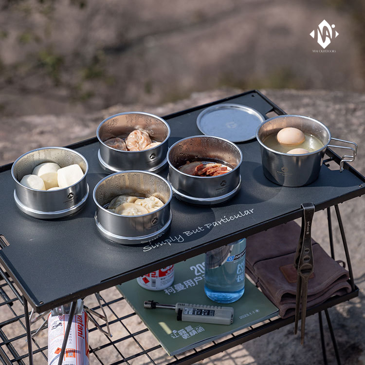 Nồi/ Xửng hấp cắm trại Sierra mini Campingmoon S362