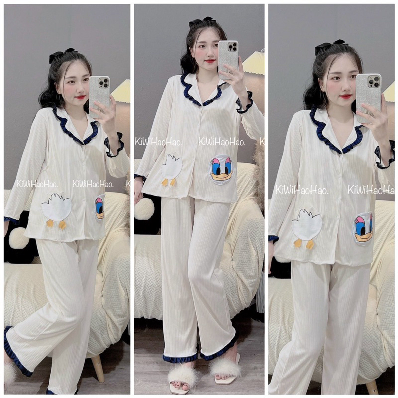 BỘ BẦU-BỘ SAU SINH- THUN TĂM DÀI CỔ BẺ TÚI VỊT -4 màu