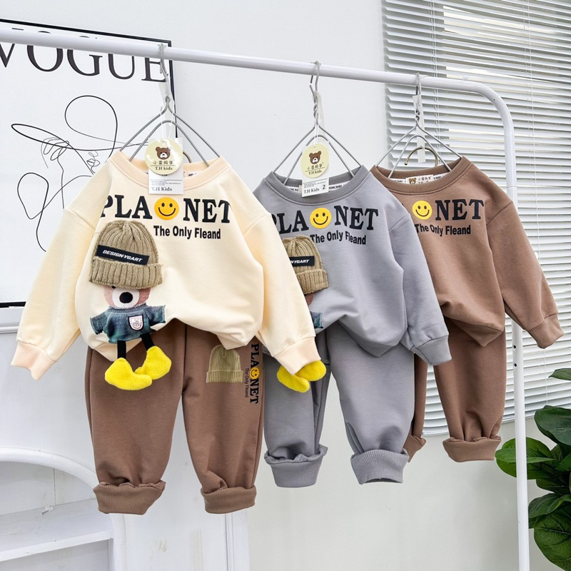 Set bộ bé trai sành điệu