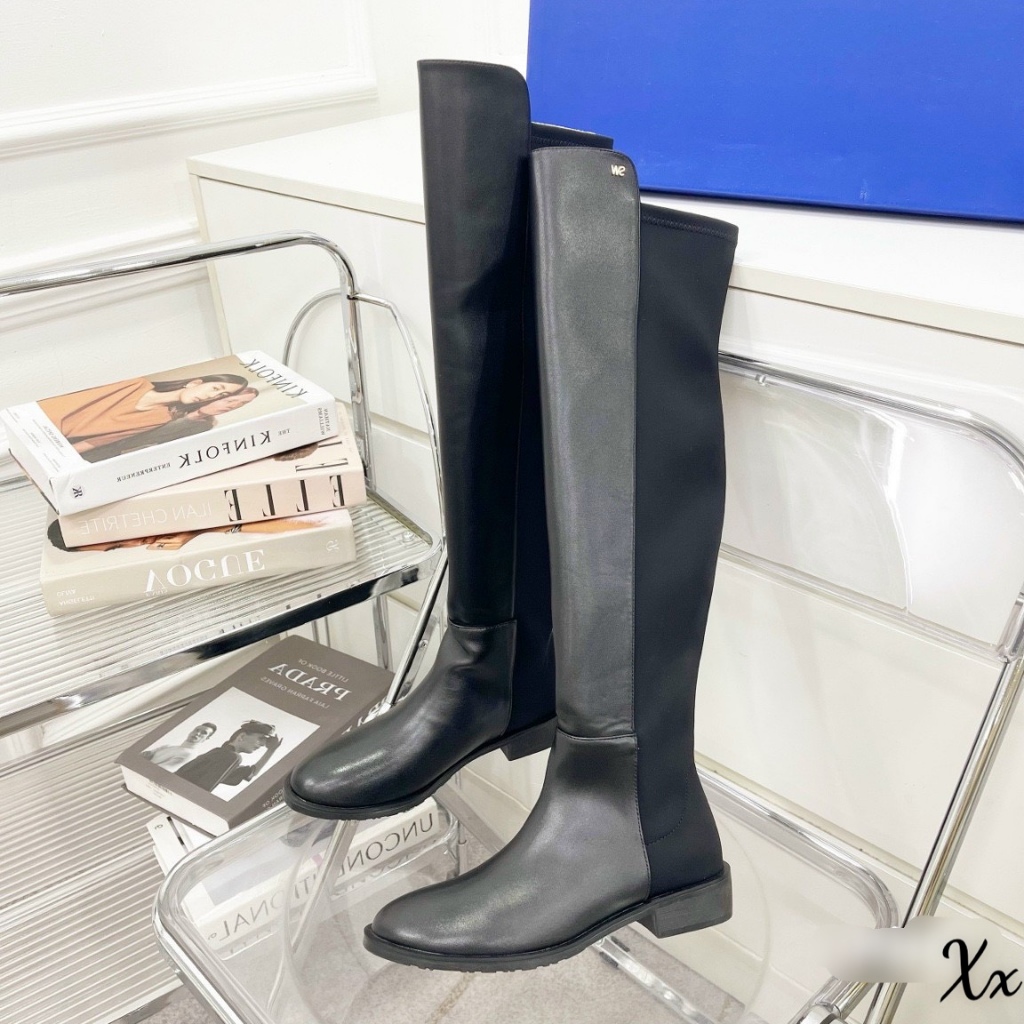 BỐT ĐÙI SATIN VÁ DA