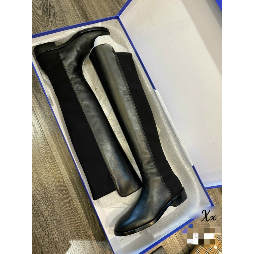 BỐT ĐÙI SATIN VÁ DA