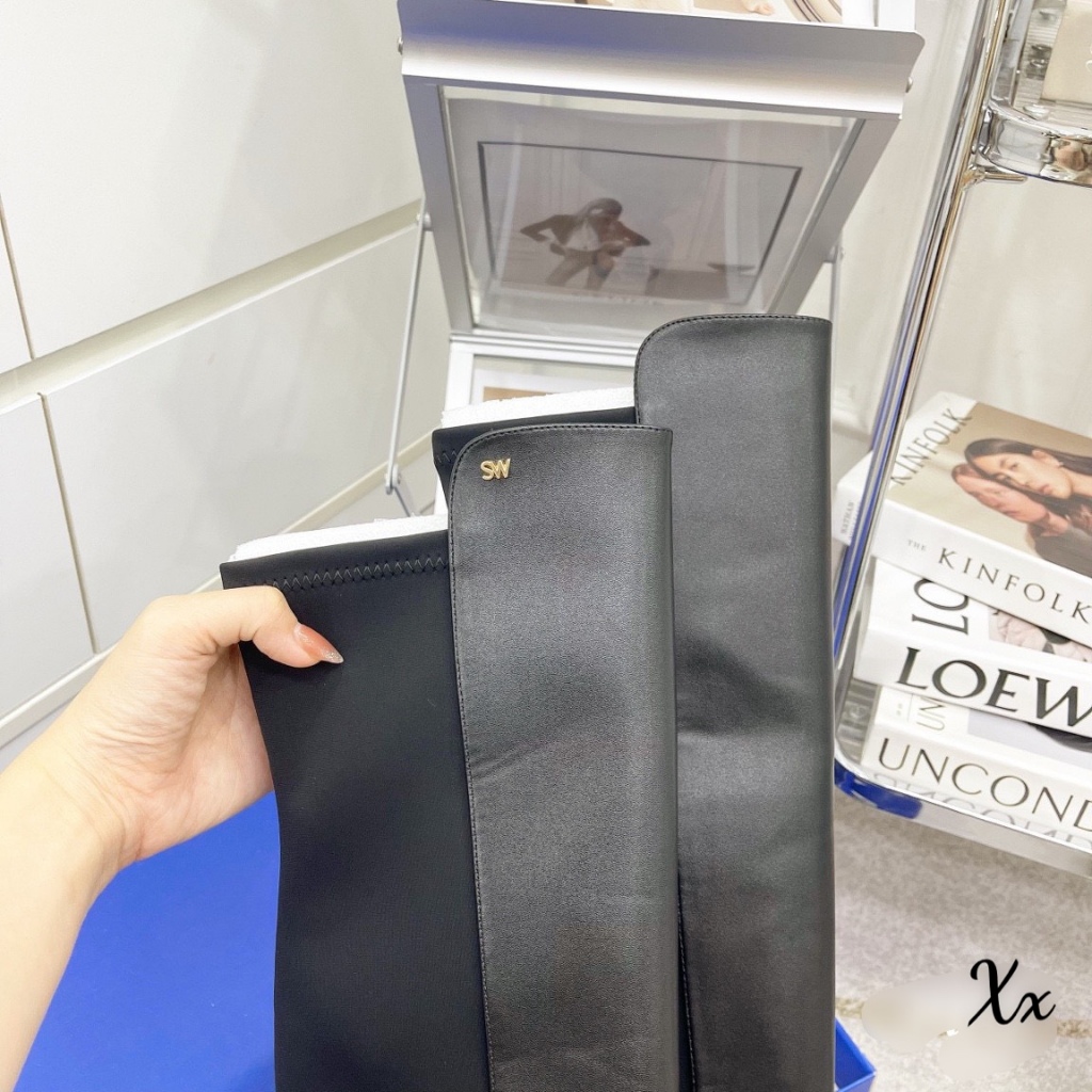 BỐT ĐÙI SATIN VÁ DA