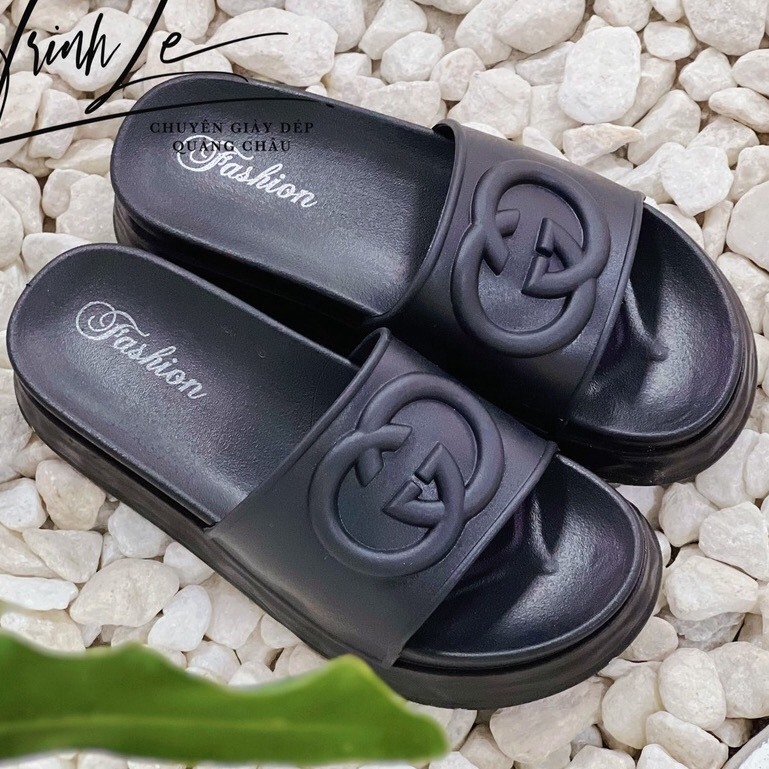 Dép Quai Ngang Đế Cao Su Dày 4Cm Hàng Quảng Châu 2959