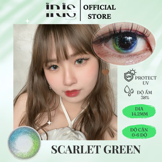 Kính áp tròng cao cấp IRIS Scarlet Blue Green Lens | Có độ cận từ 0 - 6 độ