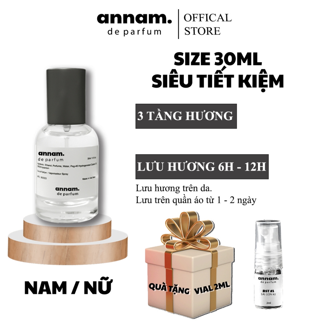 Tinh Dầu Nước Hoa Nam Nữ|| Lưu Hương Lâu || SIZE 30ml SIÊU TIẾT KIỆM