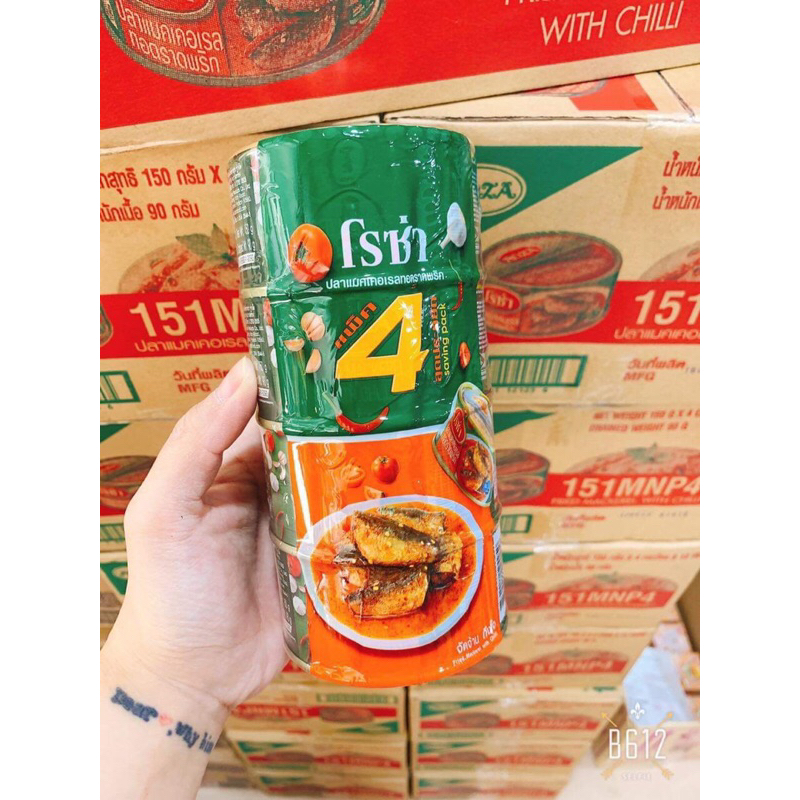 Cá thu sốt chua cay Thái Lan sét 4 hộp