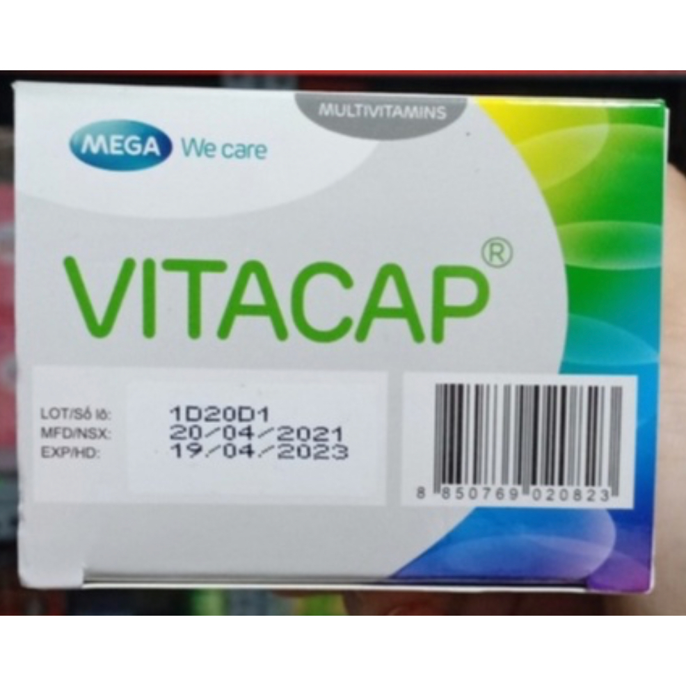Viên uống VITACAP hộp 50 giúp bổ sung vitamin và khoáng chất cho cơ thể