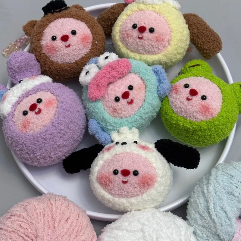 Móc khoá loopy len