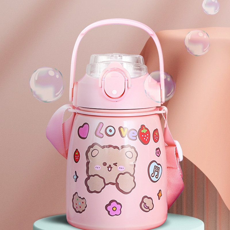 Bình giữ nhiệt Ulike tặng kèm sticker dán 2D dung tích 800ml inox 304 xịn