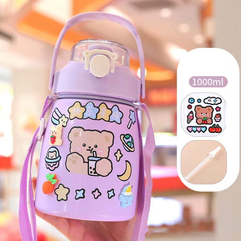 Bình giữ nhiệt Ulike tặng kèm sticker dán 2D dung tích 800ml inox 304 xịn