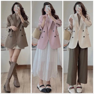 Blazer dài tay 4cúc mẫu mới