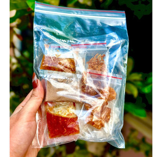 Bánh tráng sate hành phi dầu tỏi tóp mỡ