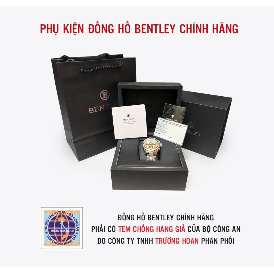 Đồng hồ nam dây kim loại Bentley BL2096-352 BL2096-352MKKI-S