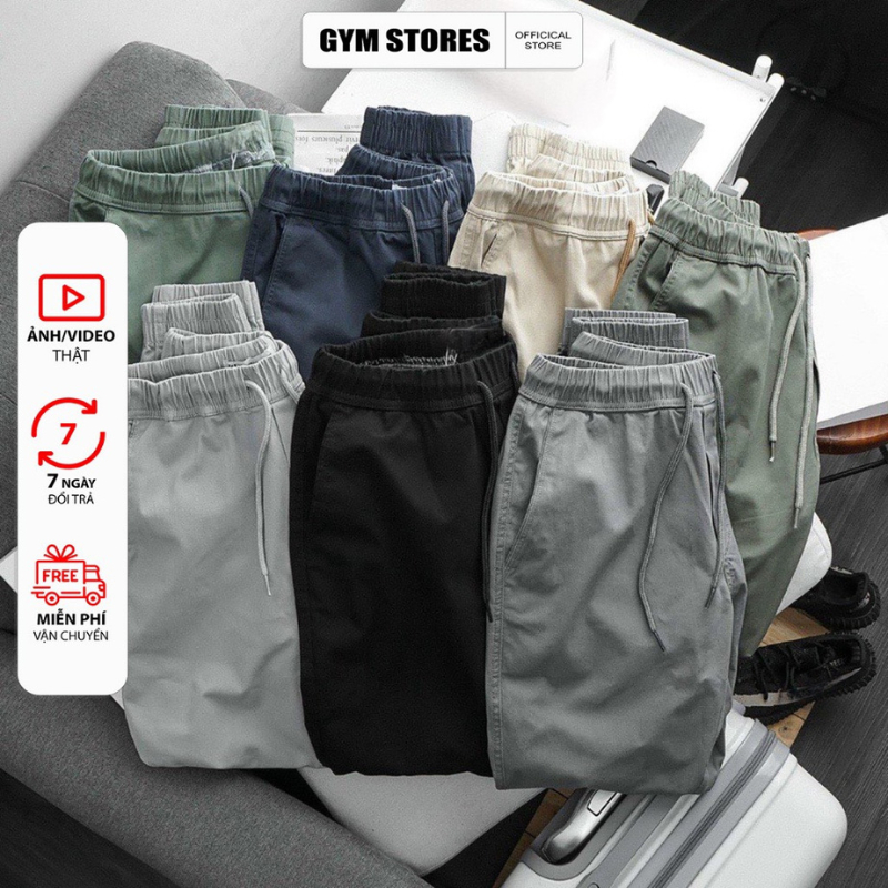 QUẦN JOGGER NAM CARGO PANTS CO DÃN CAO CẤP GIÁ Sỉ HÀNG XUẤT KHẨU VẢI XỊN (7 MÀU) JG02