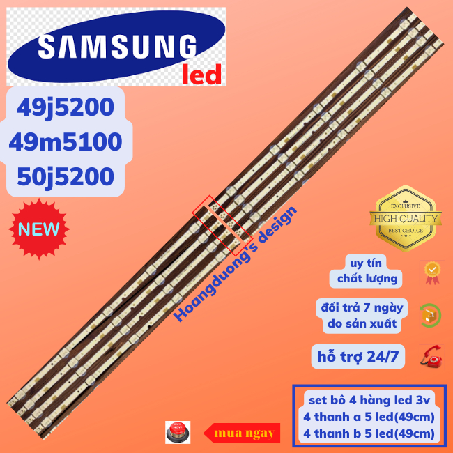 Thanh led tivi samsung49j5200,49m5100,50j5200-dthoangduong.