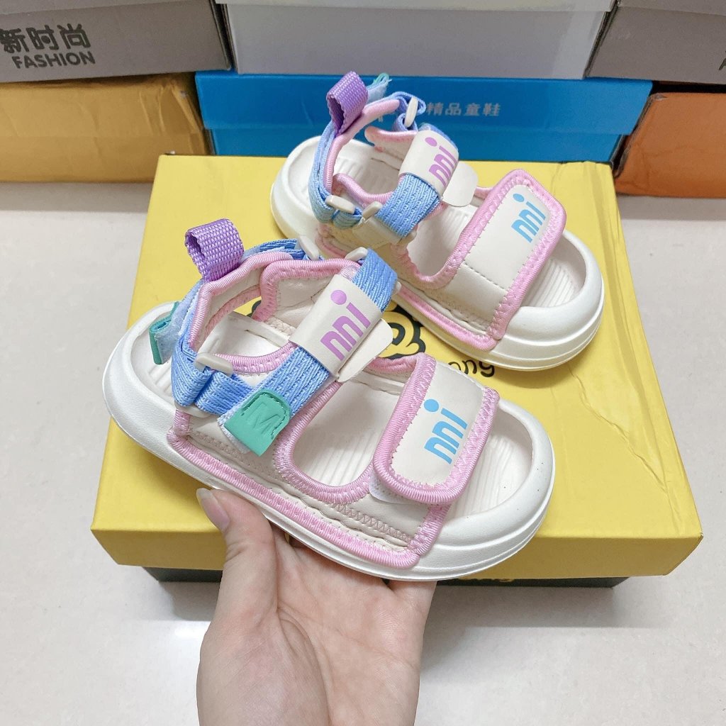 Sandal Đế Mềm Êm Chân Chống Trượt Thời Trang Cho Bé Gái Bé Trai - Dép Quai Hậu Siêu Nhẹ Cho Bé Đi Học, Đi Chơi MIU718
