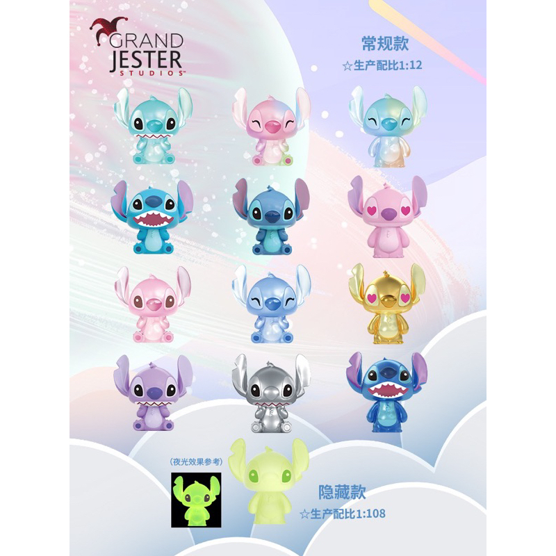 Grand Jester x Stitch mini Series 1 mô hình trưng bày