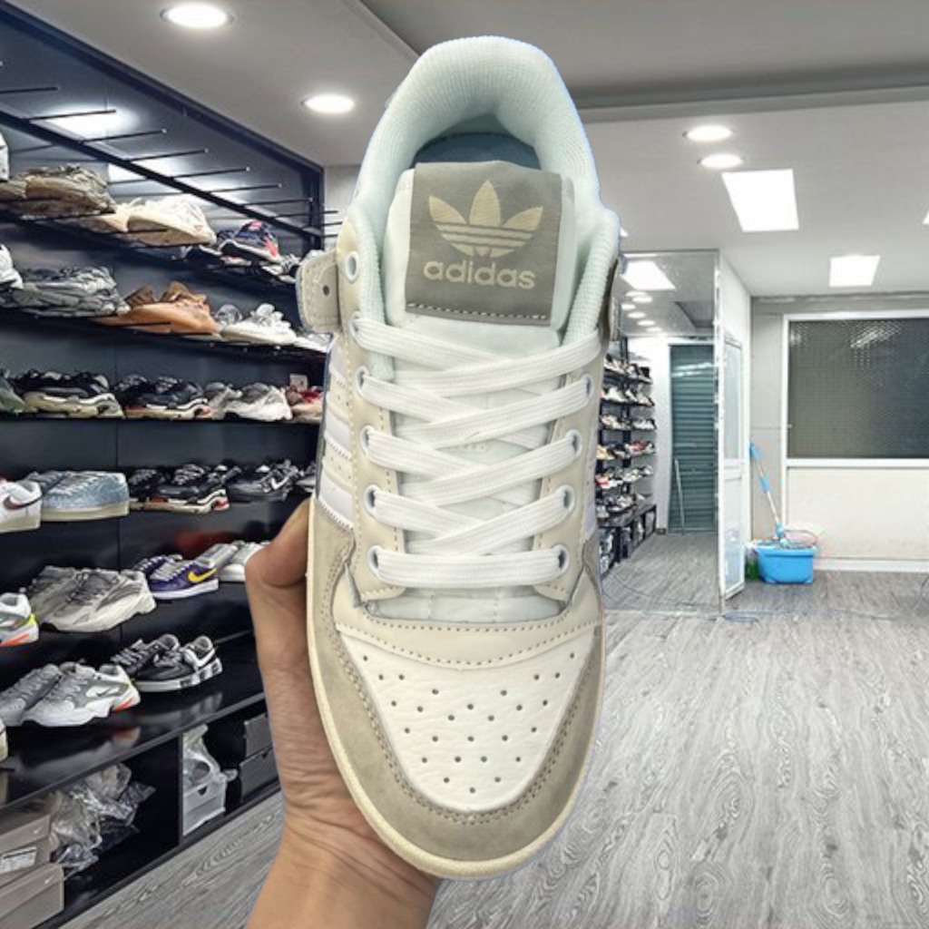 Giày thể thao Adidas Forum 84 Màu Xám Trắng Thời Trang Trẻ Trung Dễ Phối Đồ   - Yabi_Boutique