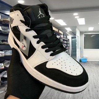 Giày thể thao sneaker JD Trắng Đen cổ Cao hight da bò đôt không cháy full size 36-43, full bill box - Yabi_Boutique