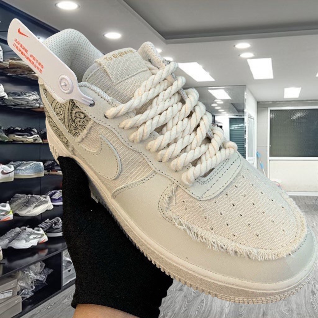 Giày_Nike air force 1, Af1 dây thừng bản  Trung bản cao cấp nhất  full bill box  2023 - Yabi_Boutique