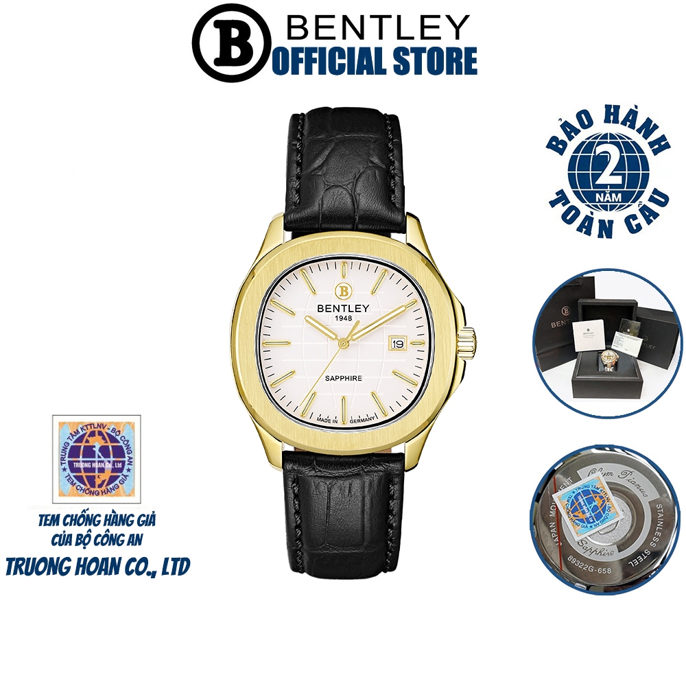 Đồng hồ nam dây da Bentley BL1869-10 BL1869-10MKWB
